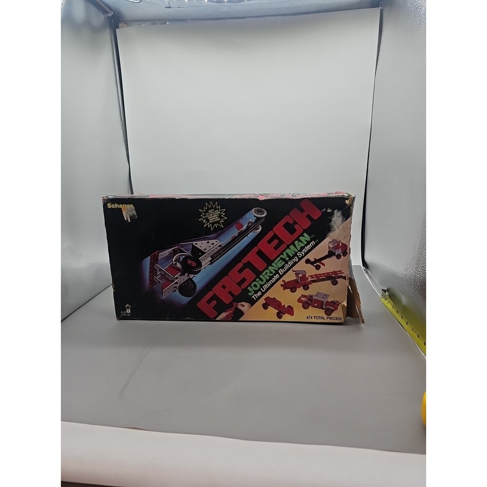 VINTAGE Prior LEGO SCHAPER FASTECH JOURNEYMAN Kids Building Manual Not Complete